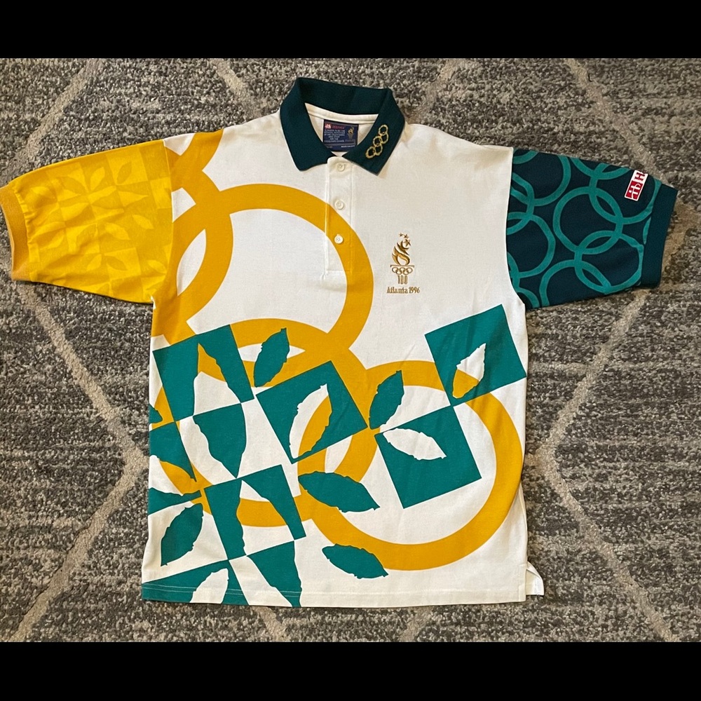 Vintage 1996 Olympics Polo medium